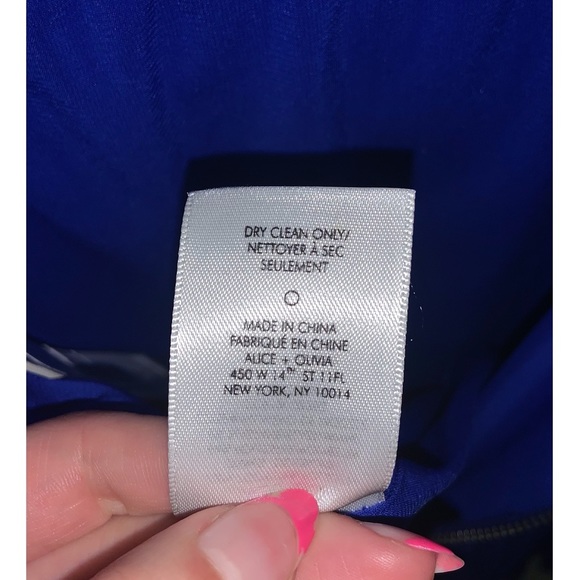 Alice & Olivia ‼️CYBER MONDAY SALE‼️ pleated midi ultramarine skirt -NWT - Picture 16 of 17